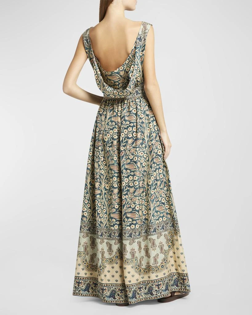Loro Piana Abito Kiko Tree Of Life Habuta Dress 6