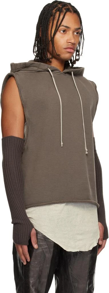 Rick Owens Gray Concordians Tunic Hoodie 2