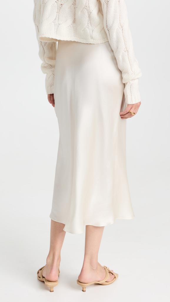 Sablyn Midi Silk Skirt