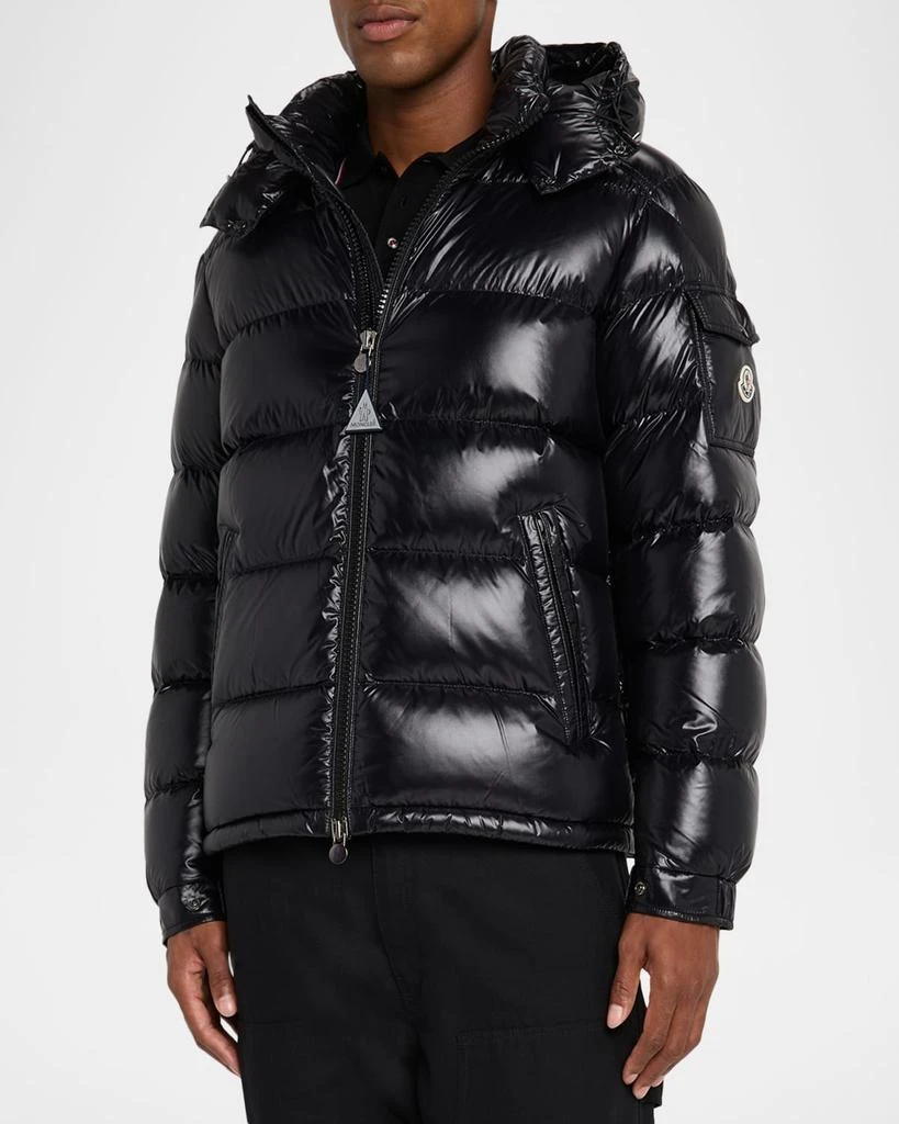 Moncler Men's Maya Hooded Short Down Puffer Jacket 4