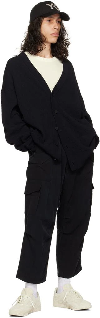 Y-3 Black Utility Cargo Pants 4