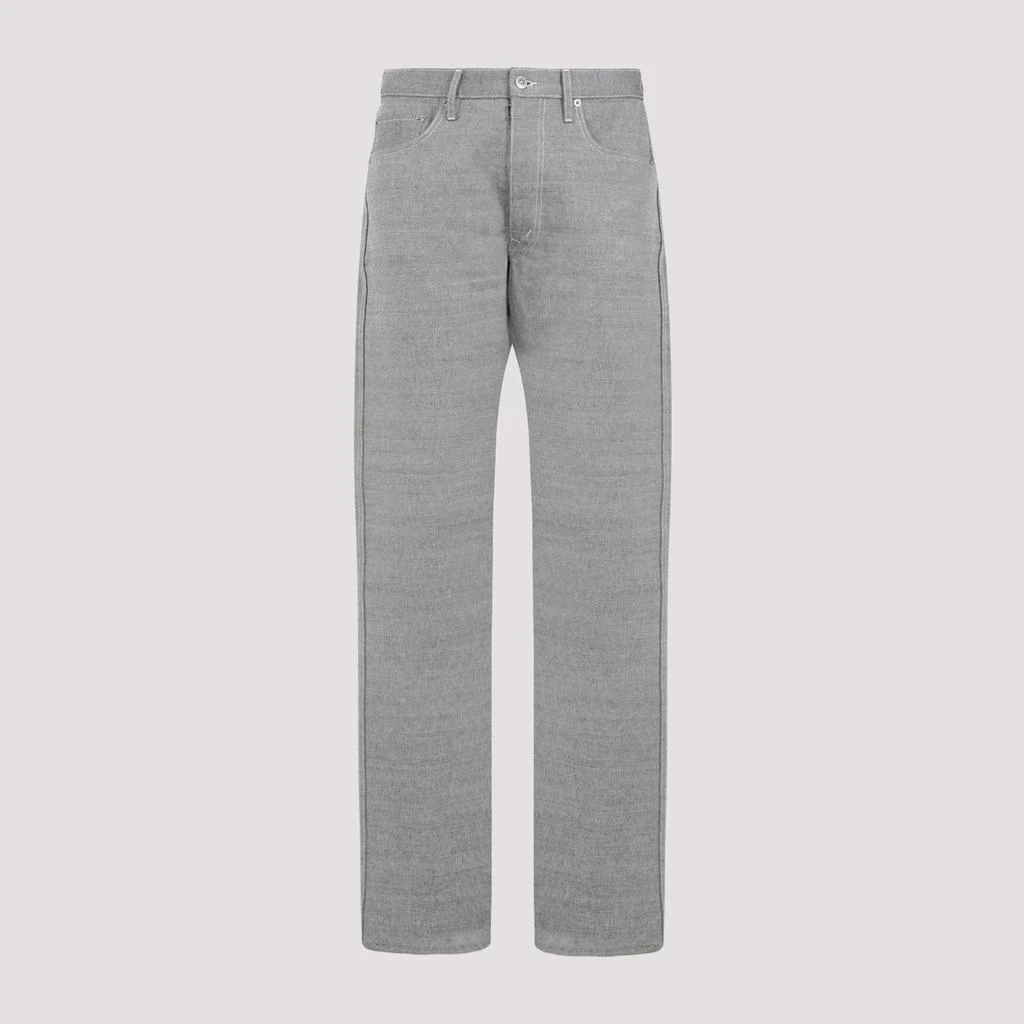 MAISON MARGIELA Caviar Grey Cotton 5 Pockets Pants 1