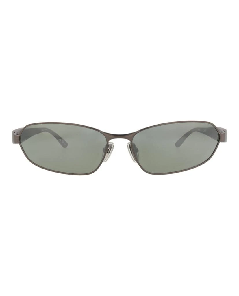 Balenciaga Square-Frame Metal Sunglasses