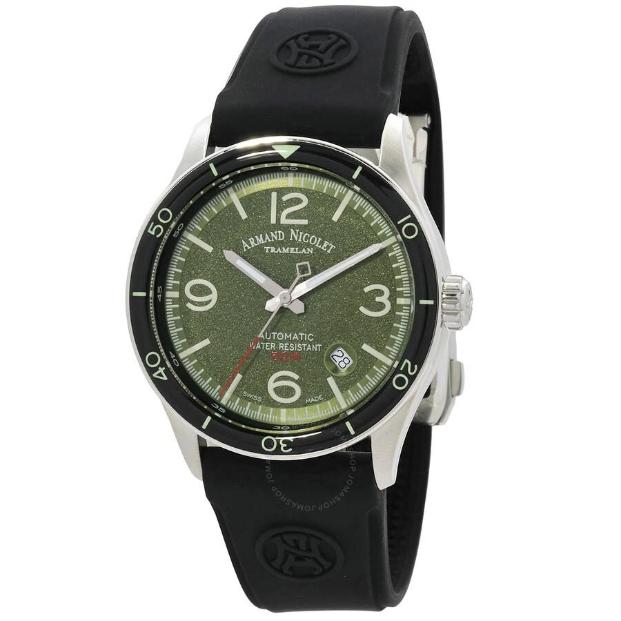 Armand Nicolet M2H Automatic Green Dial Men's Watch A740HNA-VR-GG2710N 1