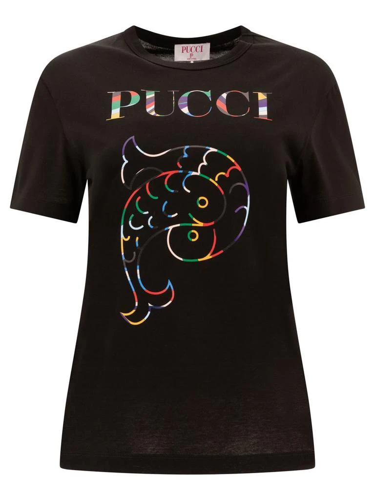 Pucci Pucci T-Shirt With Logo 1