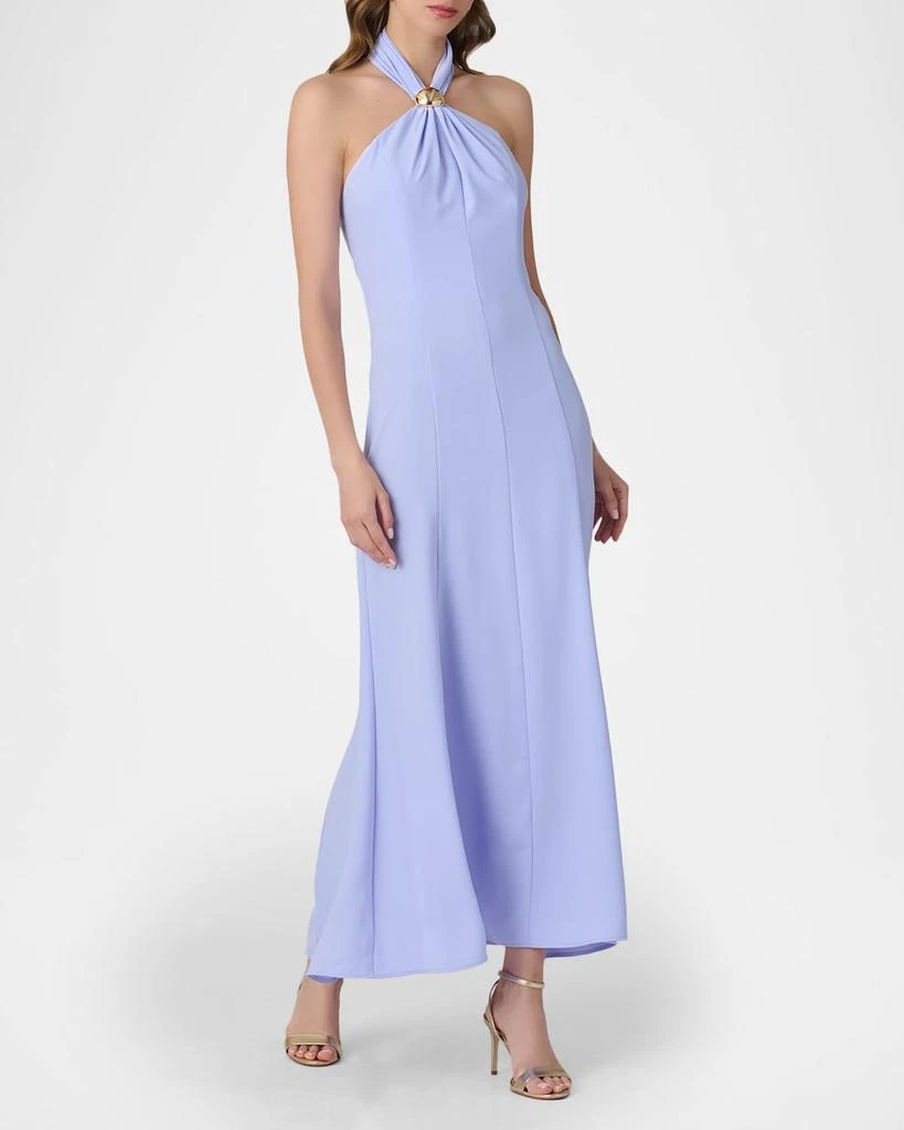 Shoshanna Keller Crepe Halter Maxi Dress 2