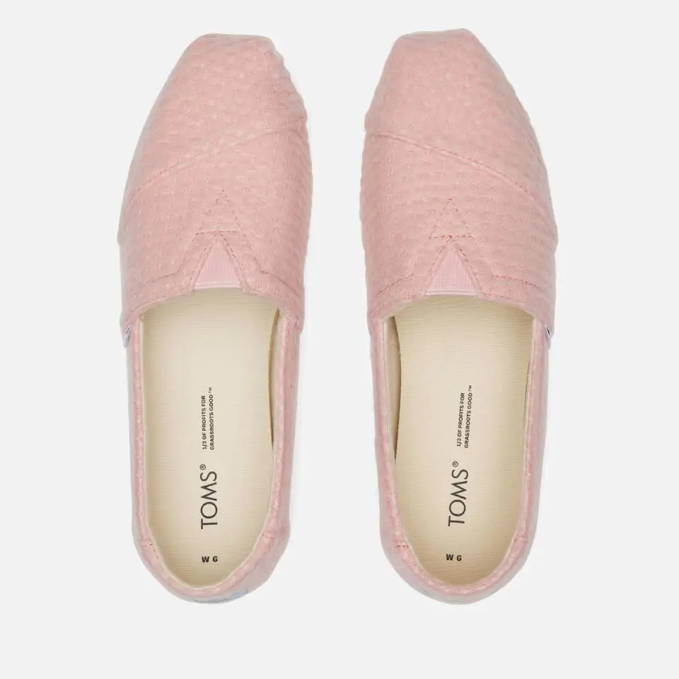 TOMS TOMS WOMEN'S BRUSHED KNIT PUMPS 4
