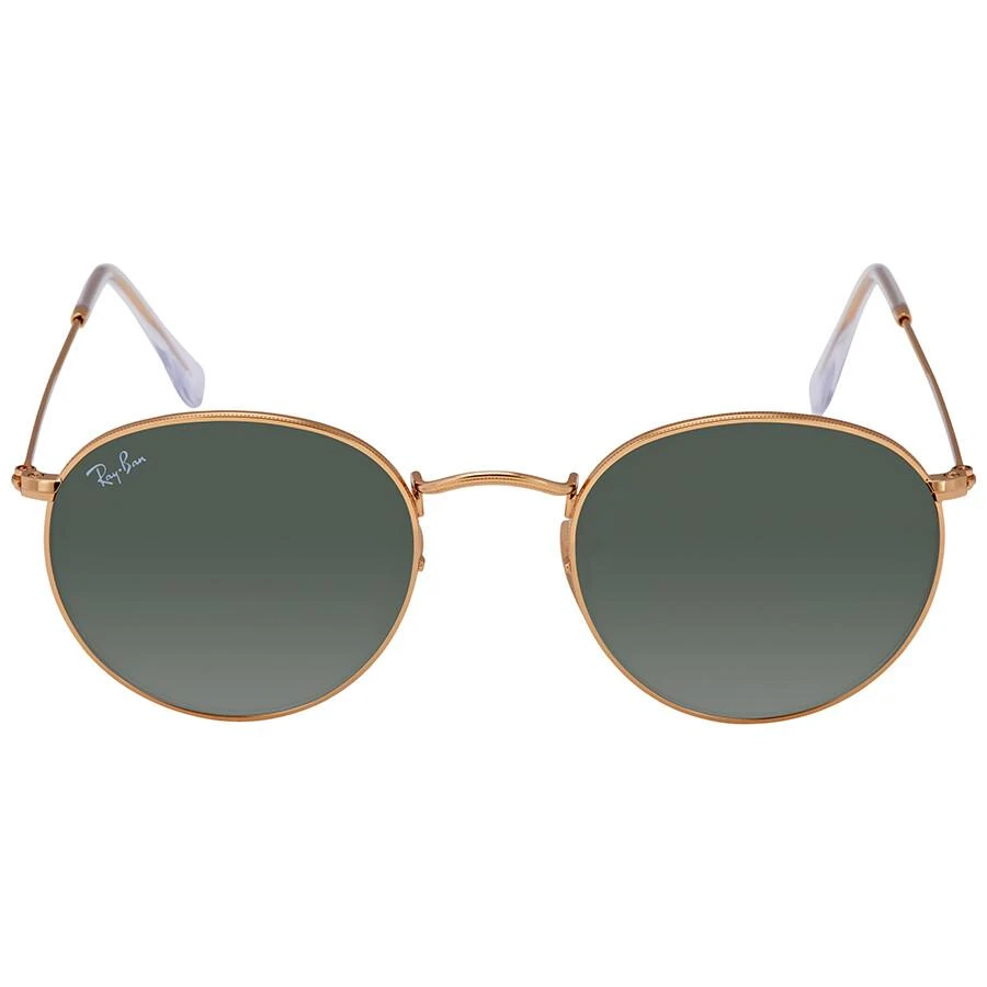 Ray-Ban Round Metal Green Classic G-15 Unisex Sunglasses RB3447N 001 50 1