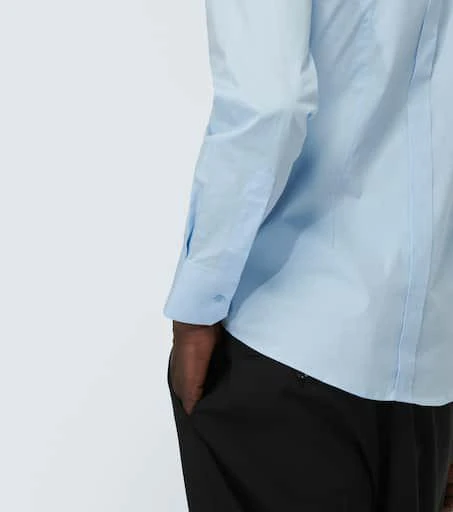 Dolce & Gabbana Cotton-blend poplin Oxford shirt 6