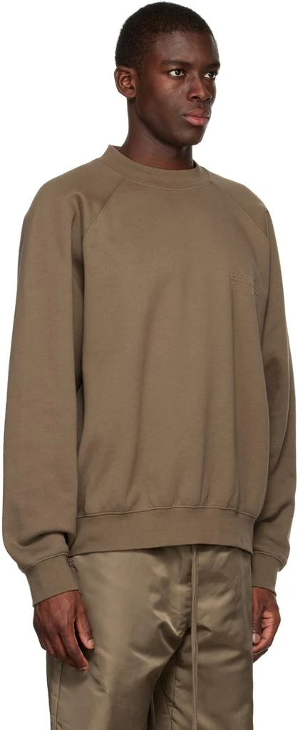 Fear of God ESSENTIALS Brown Crewneck Sweatshirt 2