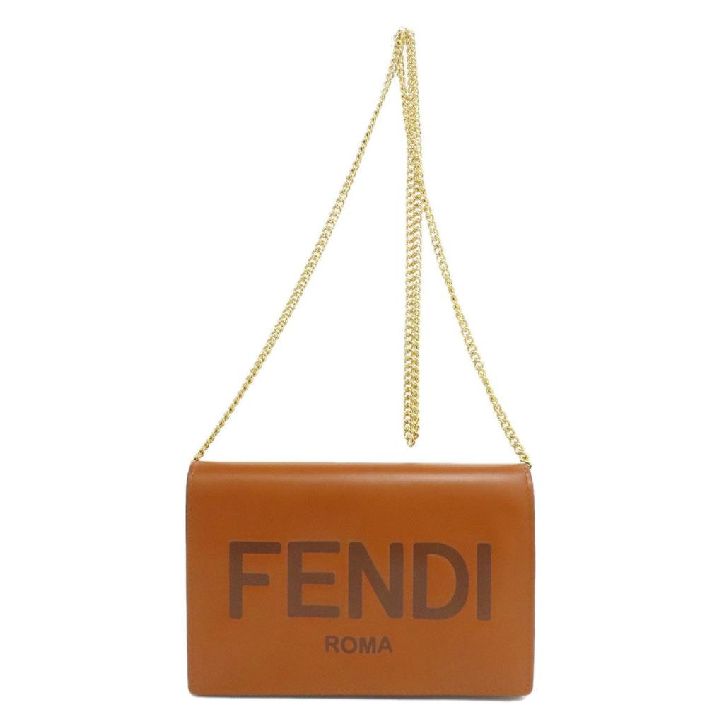 Fendi Leather Shoulder Bag (Pre-Owned)