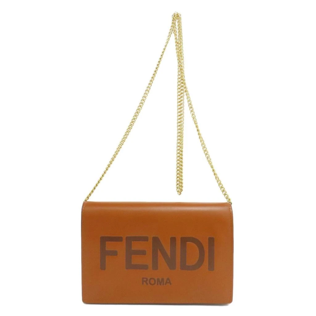 Fendi Leather Shoulder Bag (Pre-Owned) 1