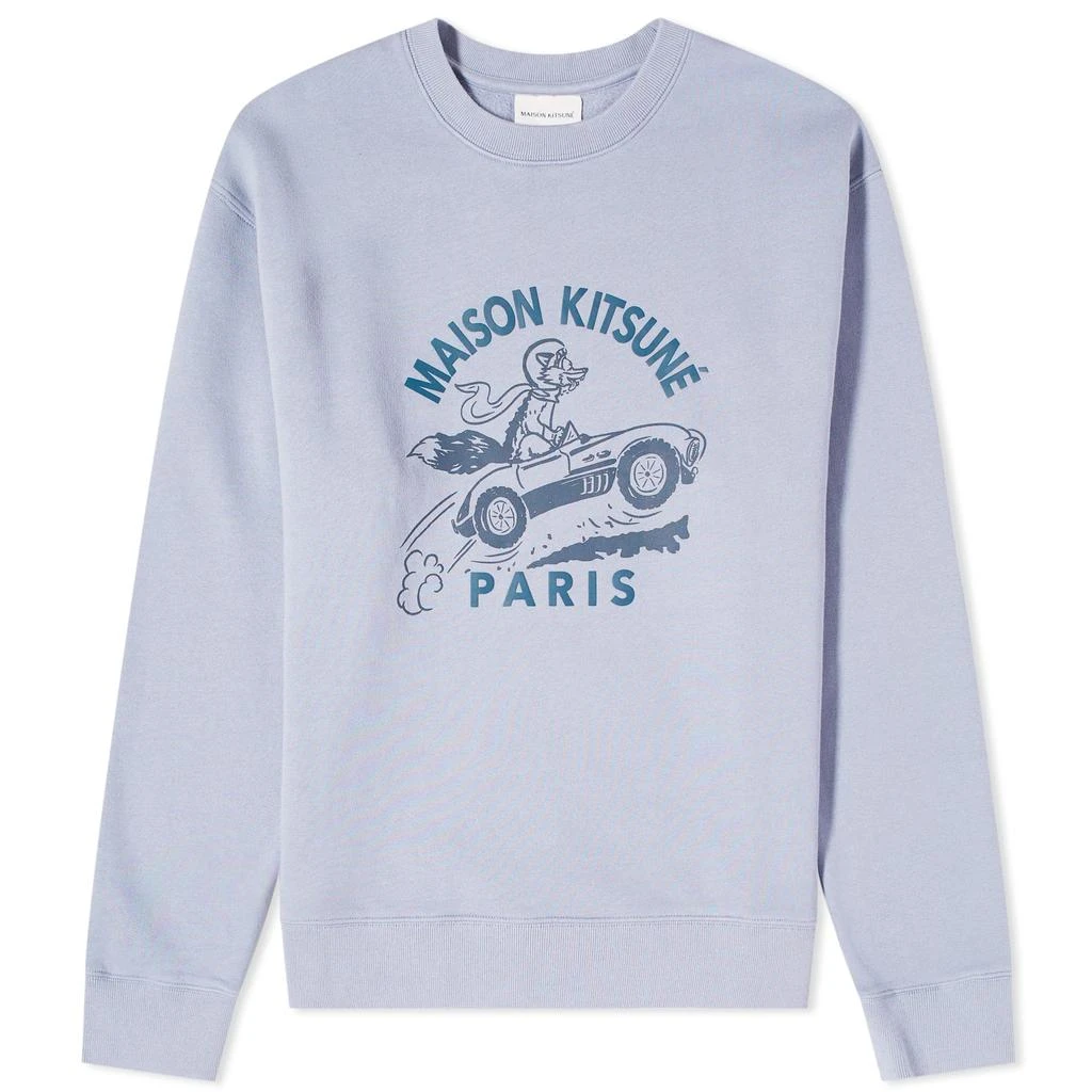 Maison Kitsune Maison Kitsuné Racing Fox Comfort Crew Sweat 1