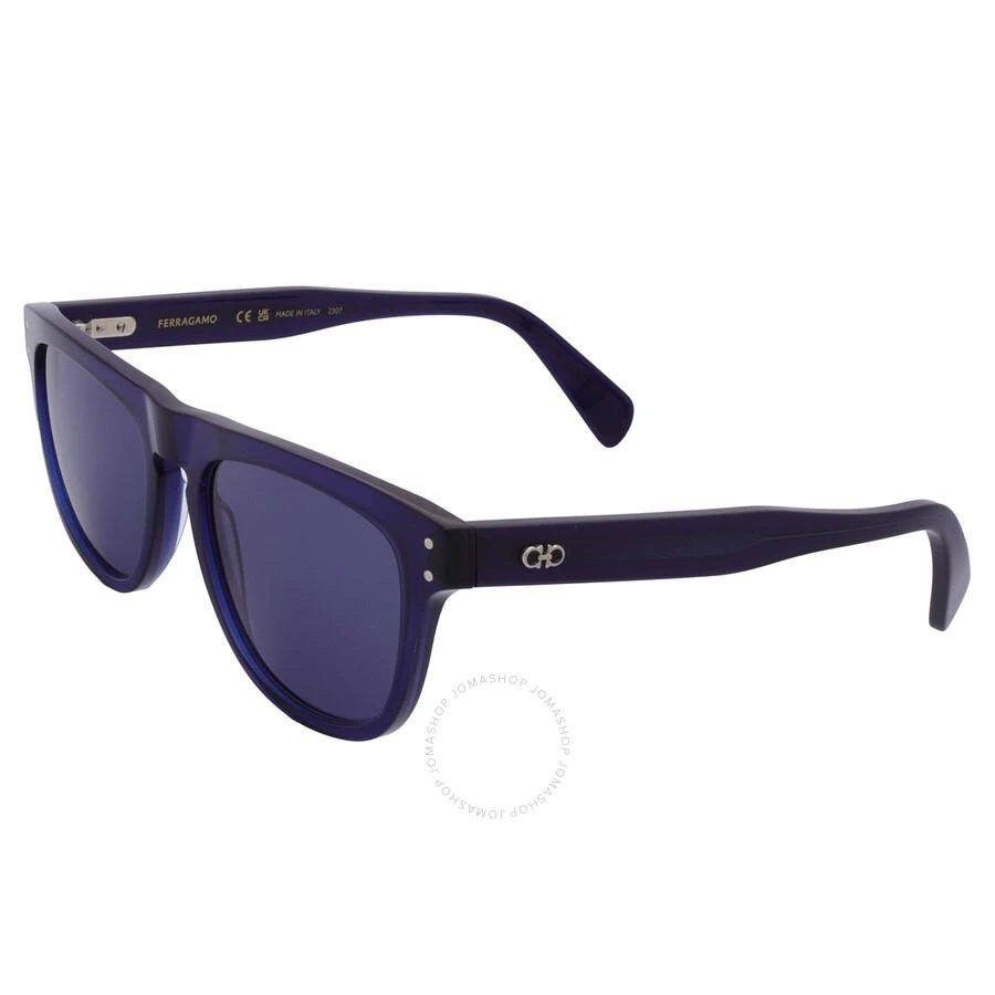 Salvatore Ferragamo Salvatore Ferragamo Blue Browline Men's Sunglasses SF1111S 432 55 3