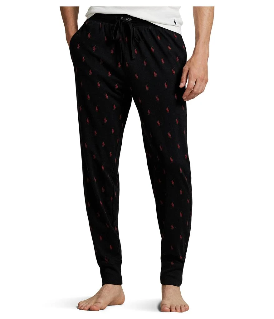 Ralph Lauren Rib Waistband Knit Sleepwear Joggers 1