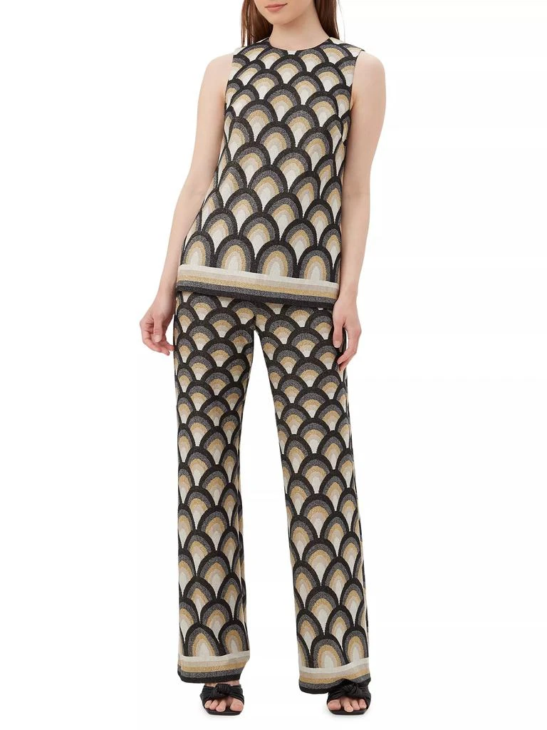 Trina Turk Harutu Sleeveless Jacquard Top 2