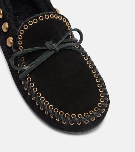 Isabel Marant Fitza studded suede loafers 5