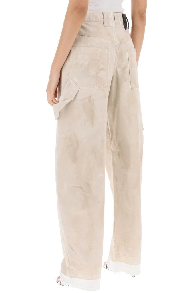 DARKPARK Darkpark audrey marble effect cargo jeans 3