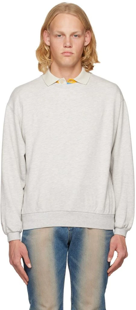 ERL Gray Crewneck Sweatshirt 1