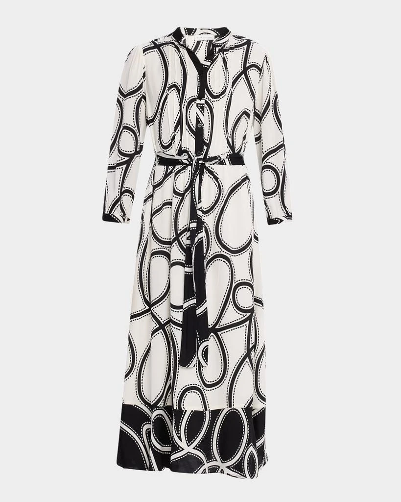 chinese dress ladies Cashmere Long Sleeve Belted Dress  Elie Tahari