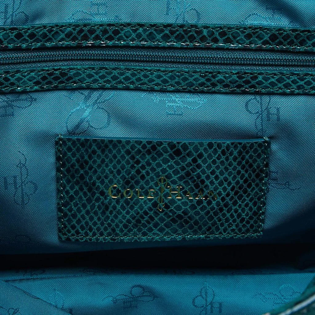 Cole Haan Cole Haan Green Snakeskin Embossed Leather Tote 9