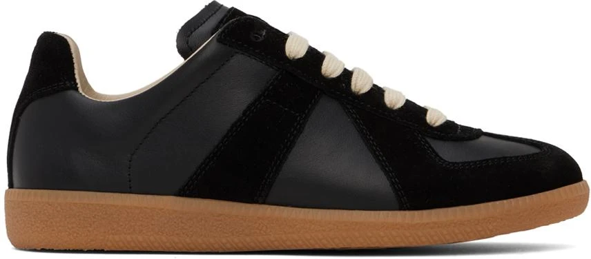 MAISON MARGIELA Black Replica Sneakers 1
