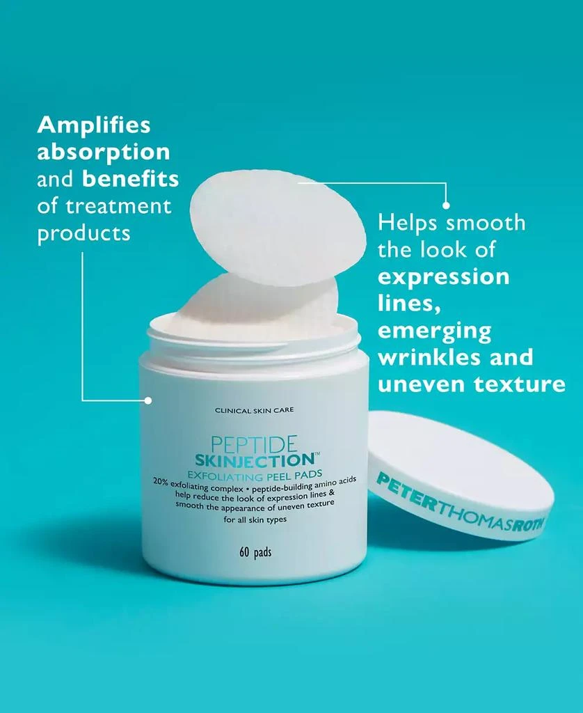 Peter Thomas Roth Peptide Skinjection Exfoliating Peel Pads, 60 pads 3