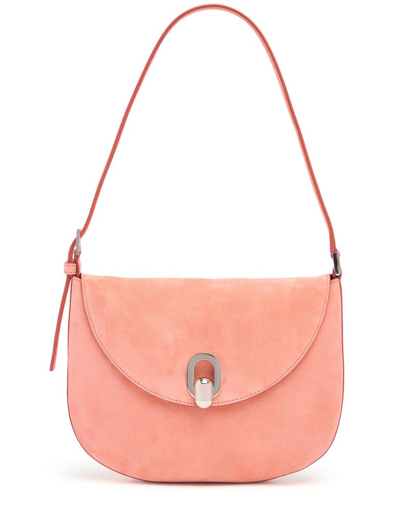 SAVETTE The Small Tondo Suede Hobo Bag