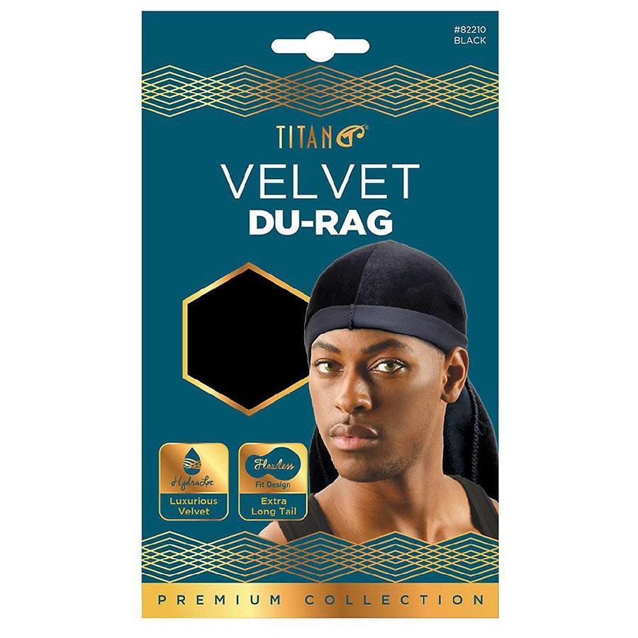 Titan Velvet Du Rag Extra Long Tail