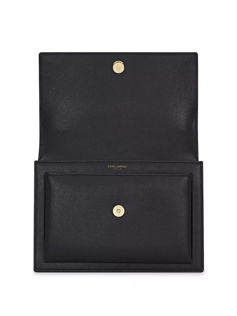 Yves Saint Laurent Medium Sunset in Coated-Bark Leather 2