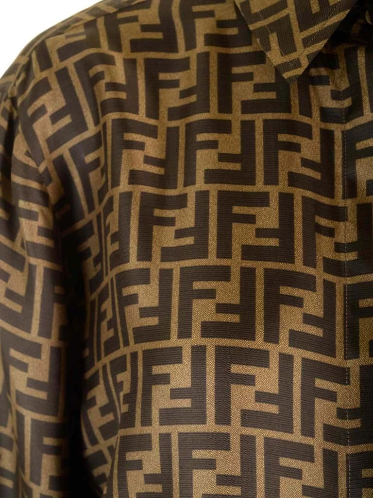 Fendi Fendi All-Over FF Jacquard Long-Sleeved Shirt 4