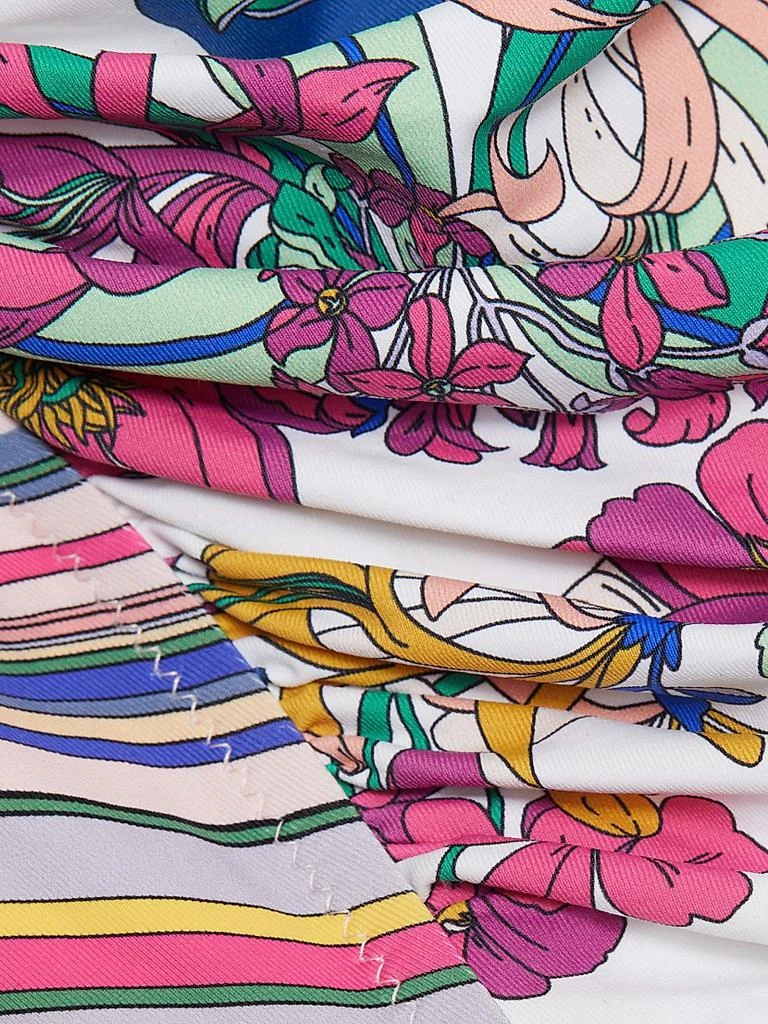 Johnny Was Ruched Floral One-Piece Swimsuit 6