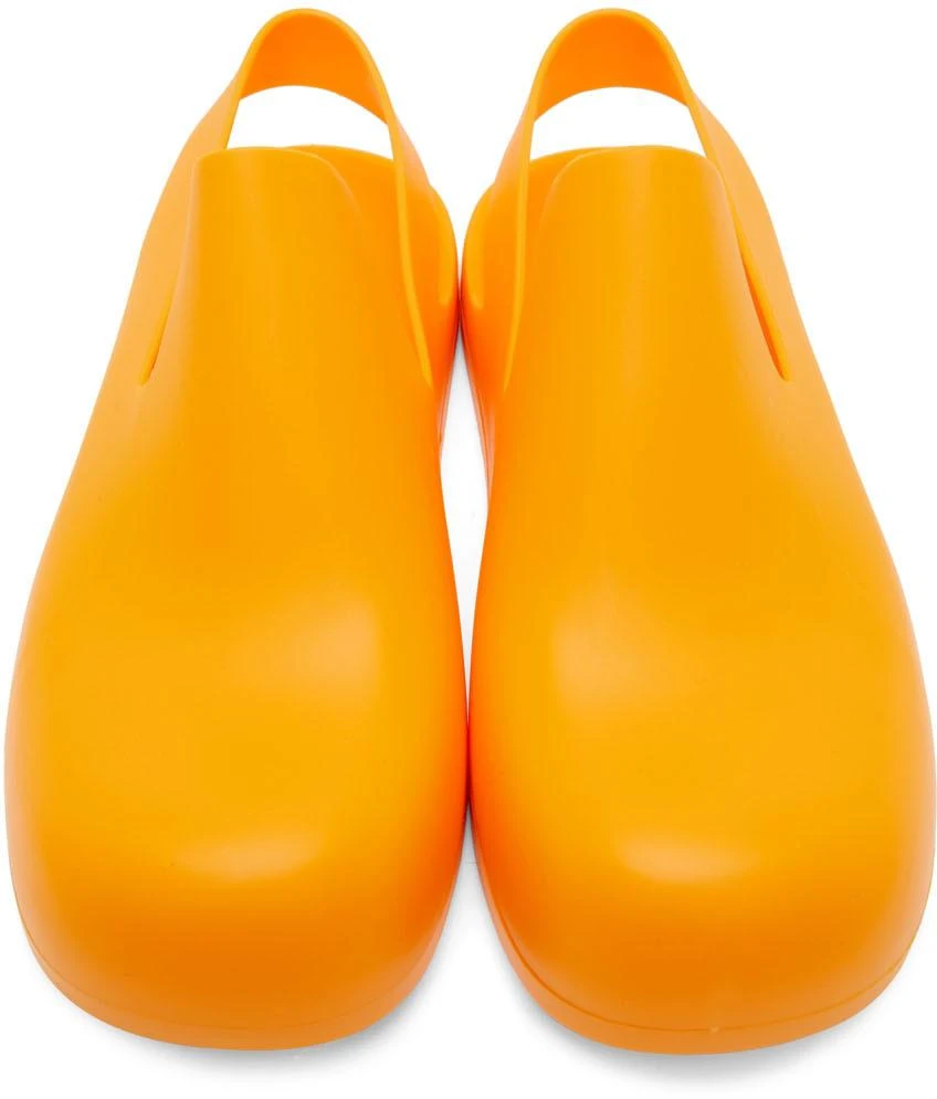 Bottega Veneta Orange Puddle Loafers - Business Casual Shoes 