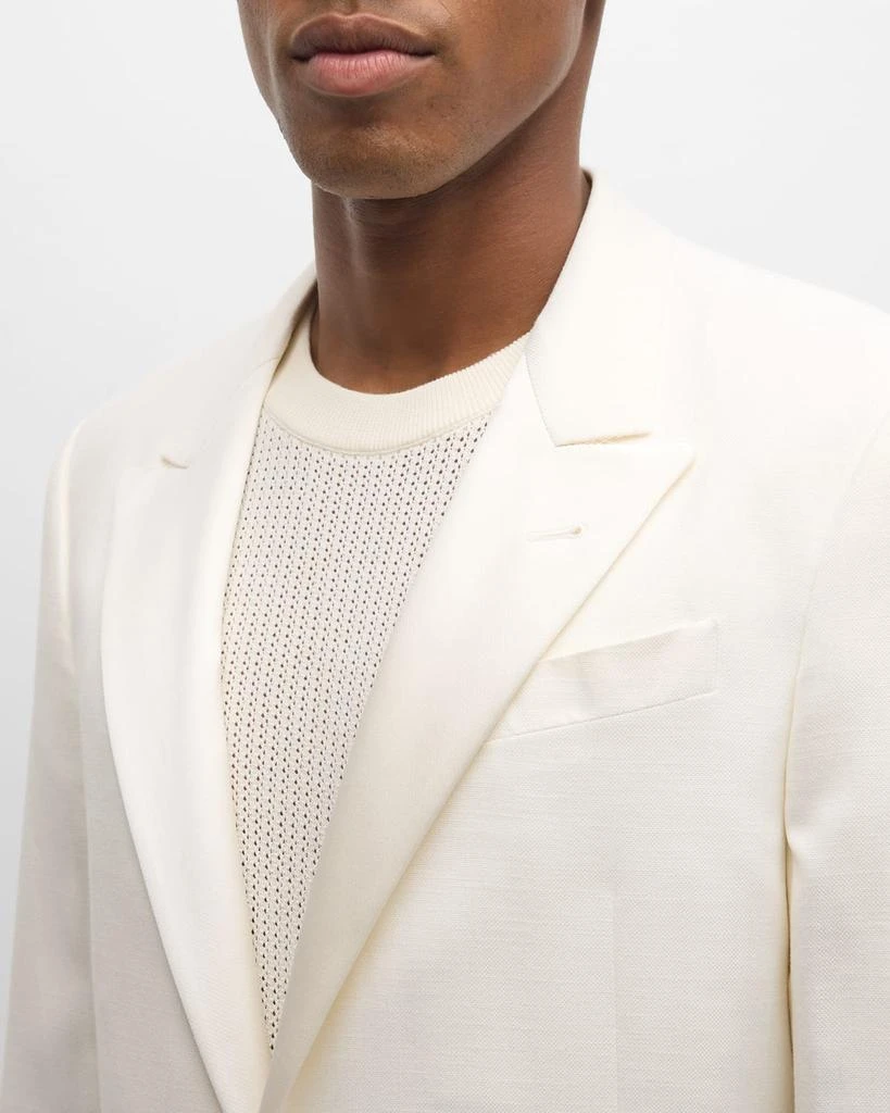 Emporio Armani Men's Textured Solid Dinner Jacket 7