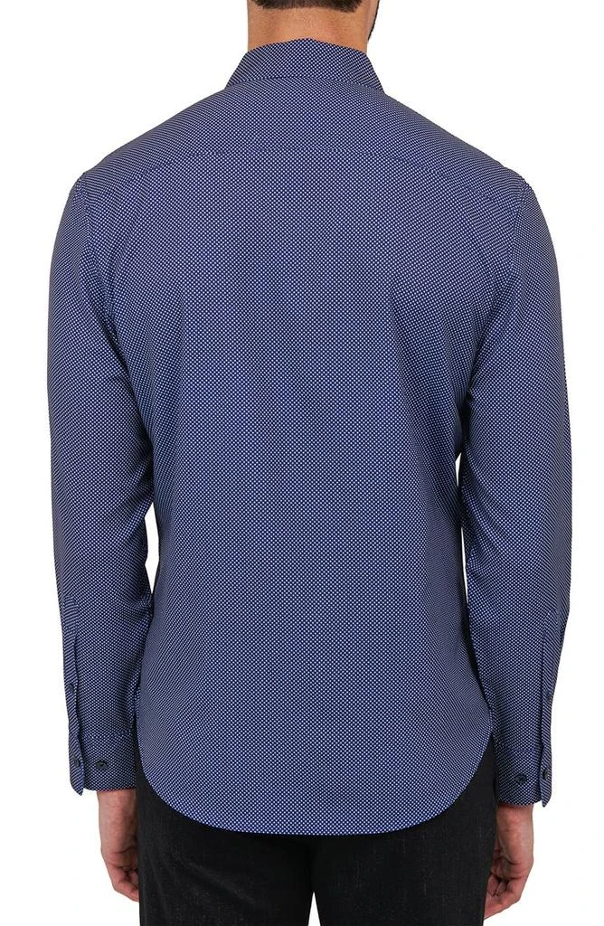 CONSTRUCT Slim Fit Microdot 4-Way Stretch Performance Button-Up Shirt 2