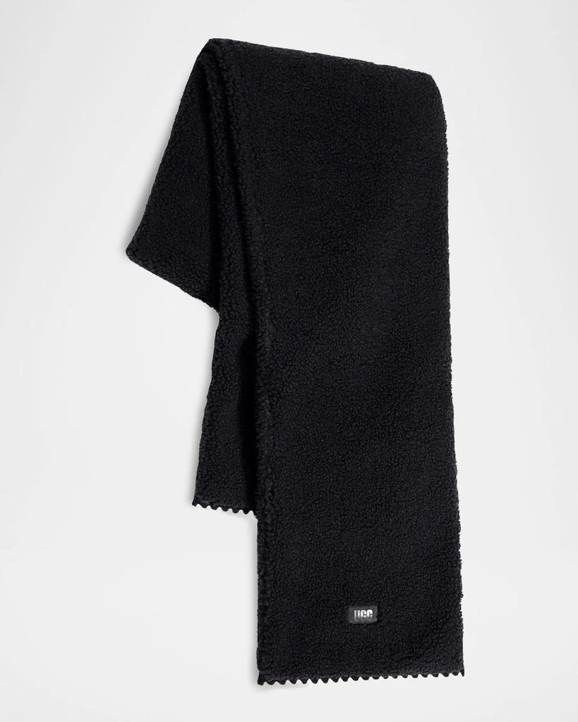 UGG Fluff Faux-Fur Scalloped Scarf 1