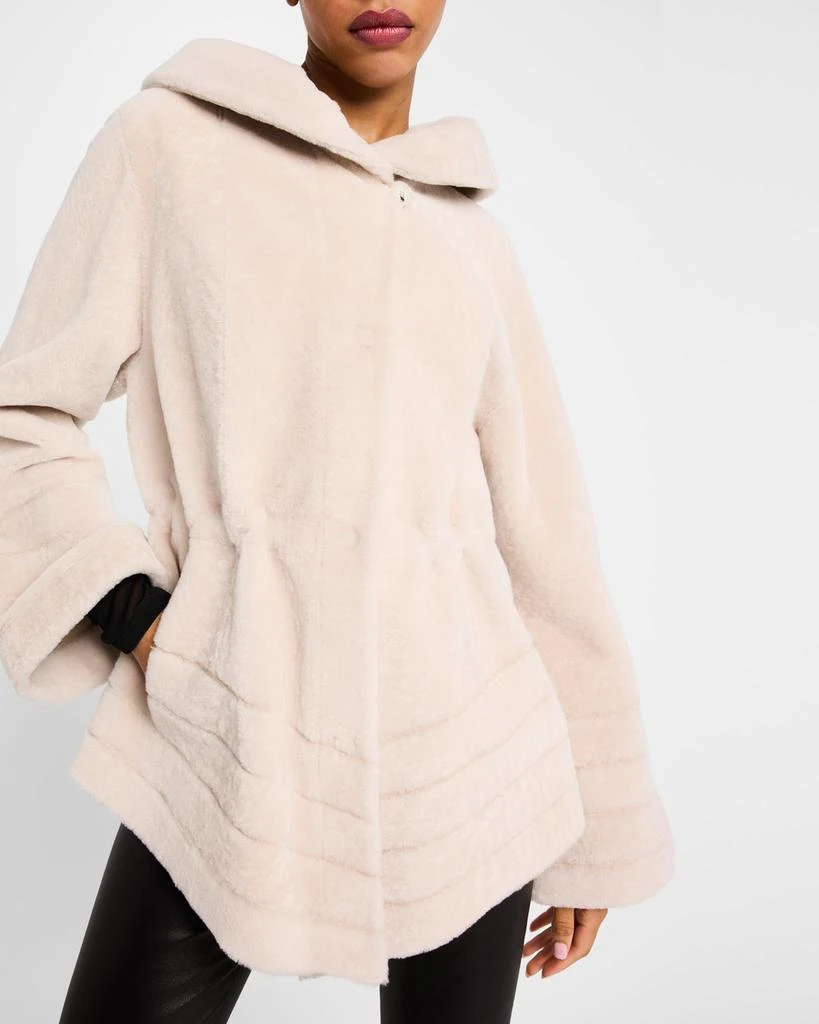 Gorski Reversible Textured Lamb Shearling Jacket 6