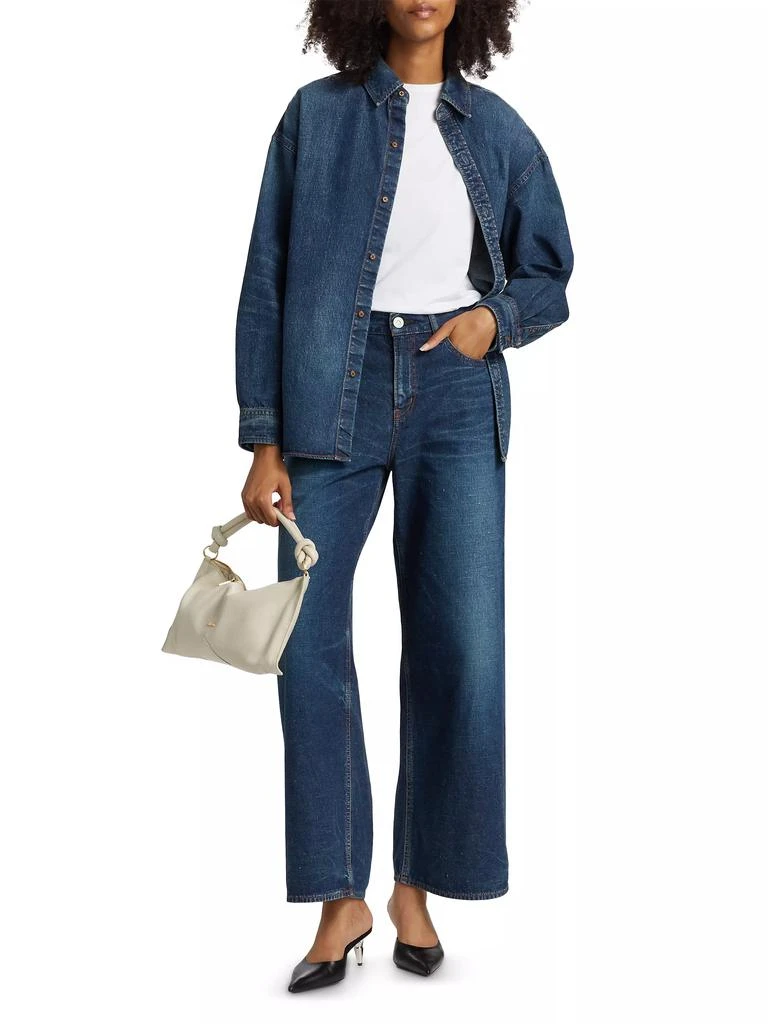 MOUSSY VINTAGE Emporia Oversized Denim Shirt 2