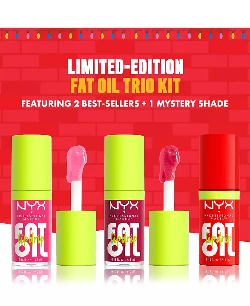 NYX Professional Makeup 3-Pc. Limited-Edition Fat Oil Set with Mystery Shade 2