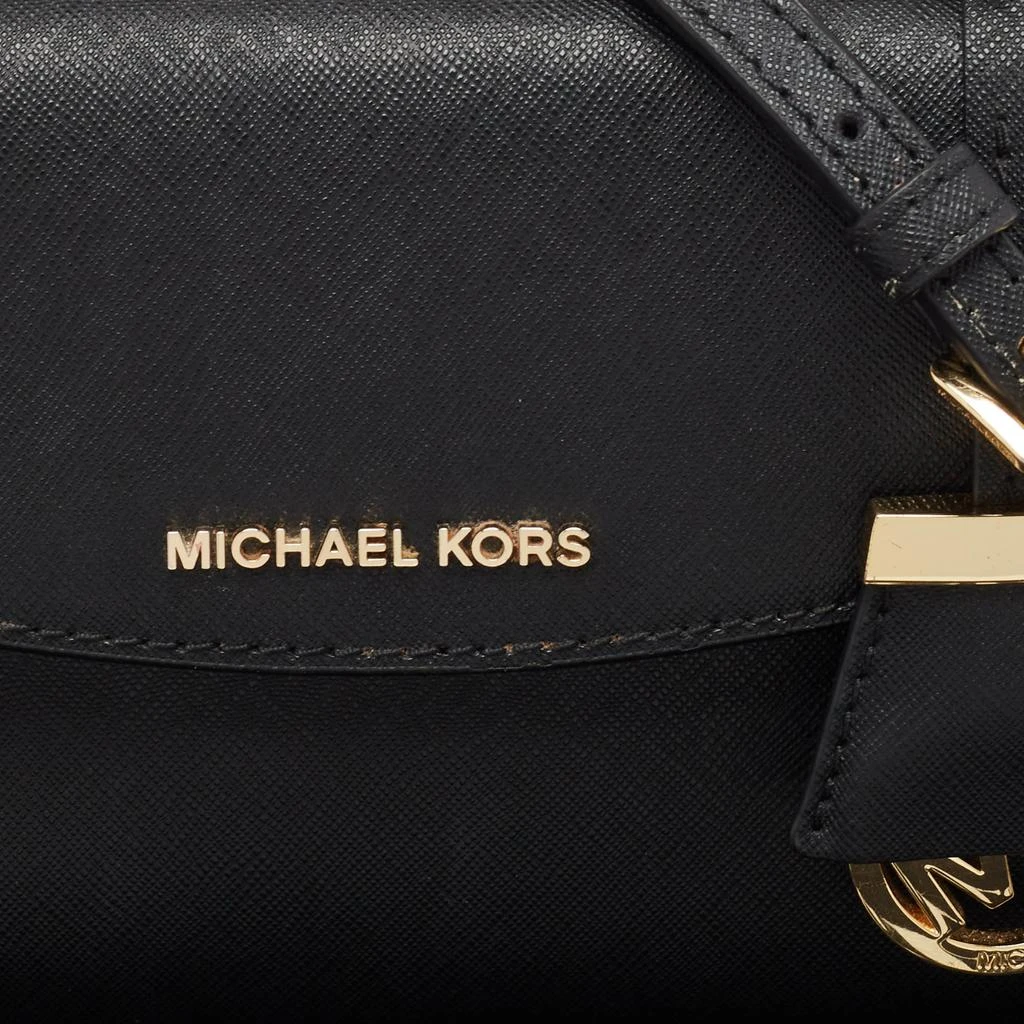 Michael Kors Michael Kors Black Saffiano Leather Extra Small Ava Top Handle Bag 5