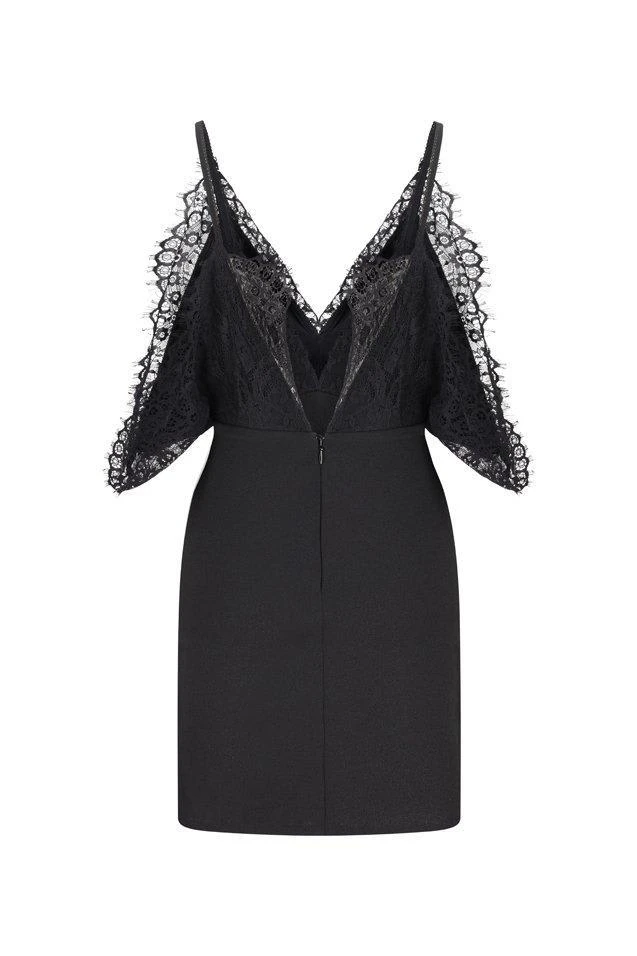 Chantilly Lace Crepe Mini Dress  On Sale Now with Up to 39% Off | Discover  Exclusive Deals & Savings at BeyondStyle  Authentic The Attico female| dresses|clothing|women|the attico with Limited-Time Discounts, Free