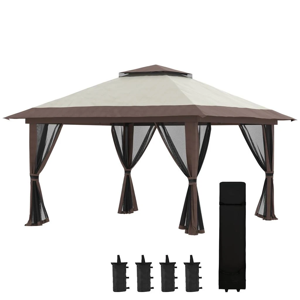 Streamdale Furniture Streamdale Adjustable Pop-Up Canopy with UV Protection and Stability