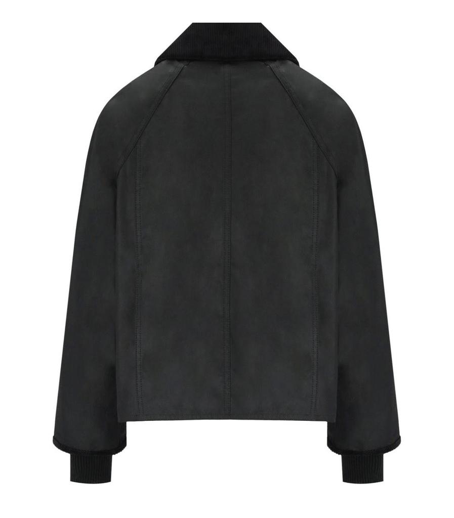 Barbour Barbour Beadnell Wax Black Cropped Jacket - Jackets