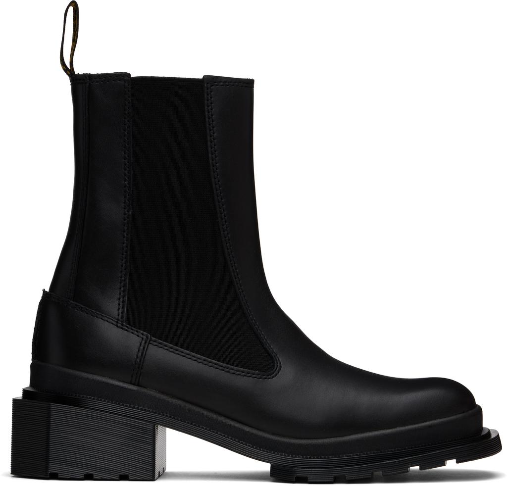Dr. Martens Black Maybole Square Toe Chelsea Boots - Shoes