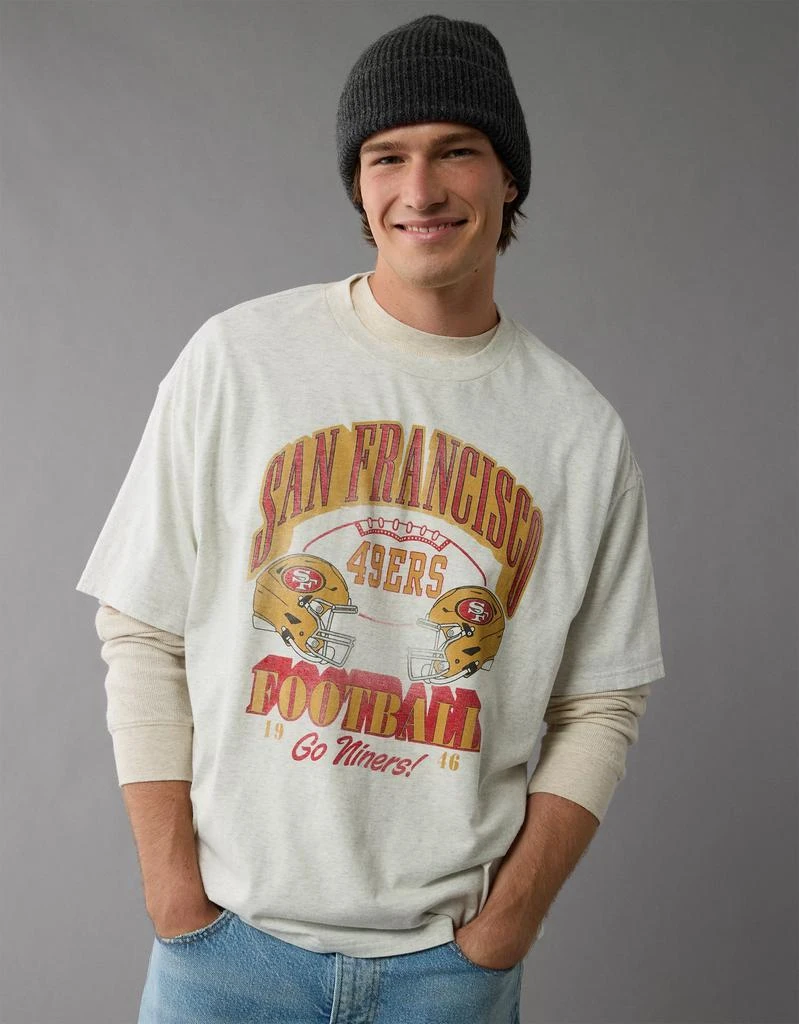 AE AE Boxy NFL San Francisco 49ers Graphic T-Shirt 1