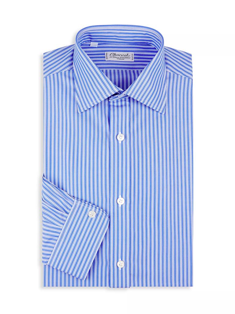 Charvet Striped Cotton Dress Shirt