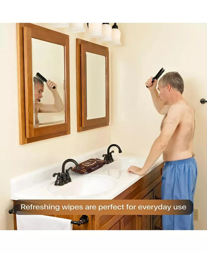 PURSONIC Full-Range Men
s Grooming: 4-Piece Beard Care Set, Beard and Body Trimmer, Nose Trimmer, 
Assorted Face and Body Wipes 6