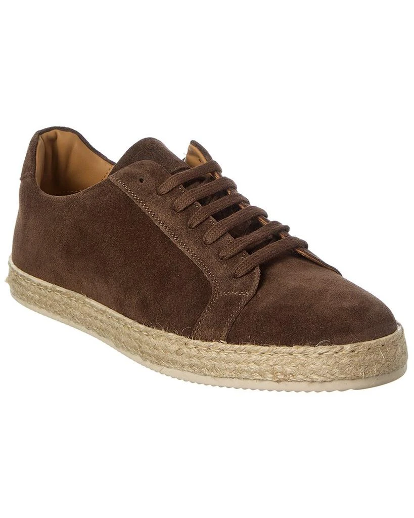 M By Bruno Magli Magnifico Leather Slip-On Sneaker, Brown display picture 1