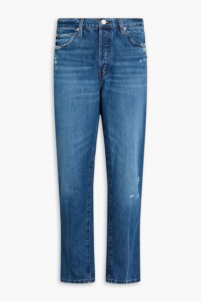 FRAME Le Mec high-rise straight-leg jeans