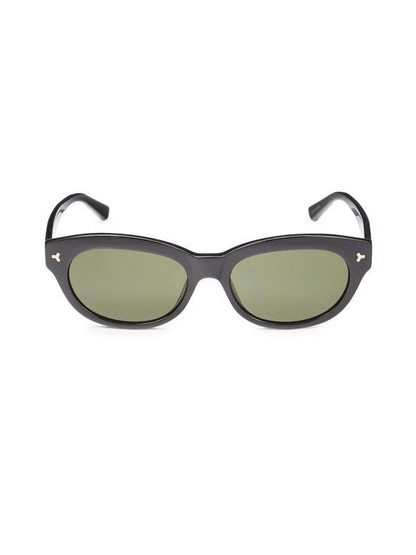 Bally 54MM Oval Sunglasses 1